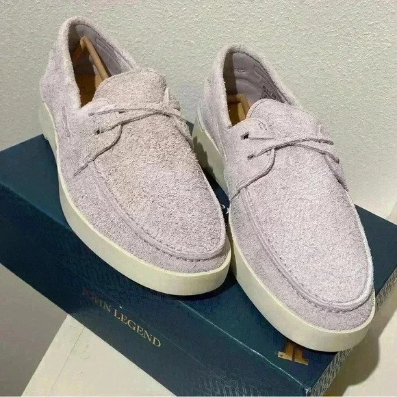 Sperry Men's boat casual leather suede rubber shoes John Legend new 8 in box - Picture 1 of 9